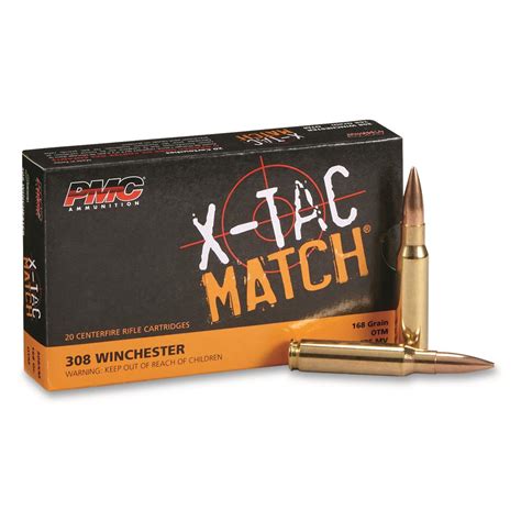 308 WIN FEDERAL POWER SHOK 150 GRAIN SP (200 ROUNDS) Regular Price: $315. . Pmc x tac vs winchester